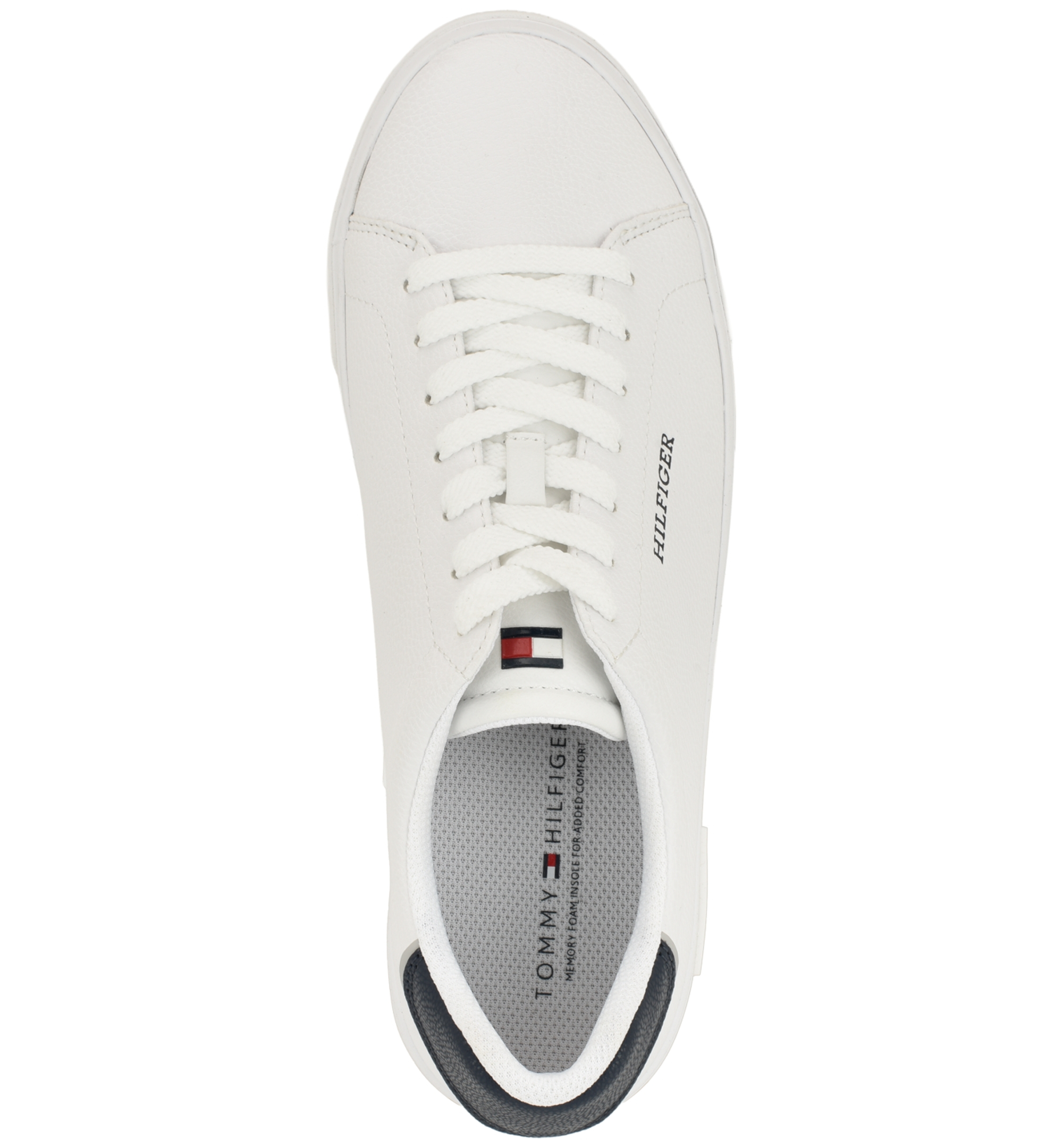 Tommy Hilfiger Men's Rawly Fashion Athletic Sneakers - White/Navy