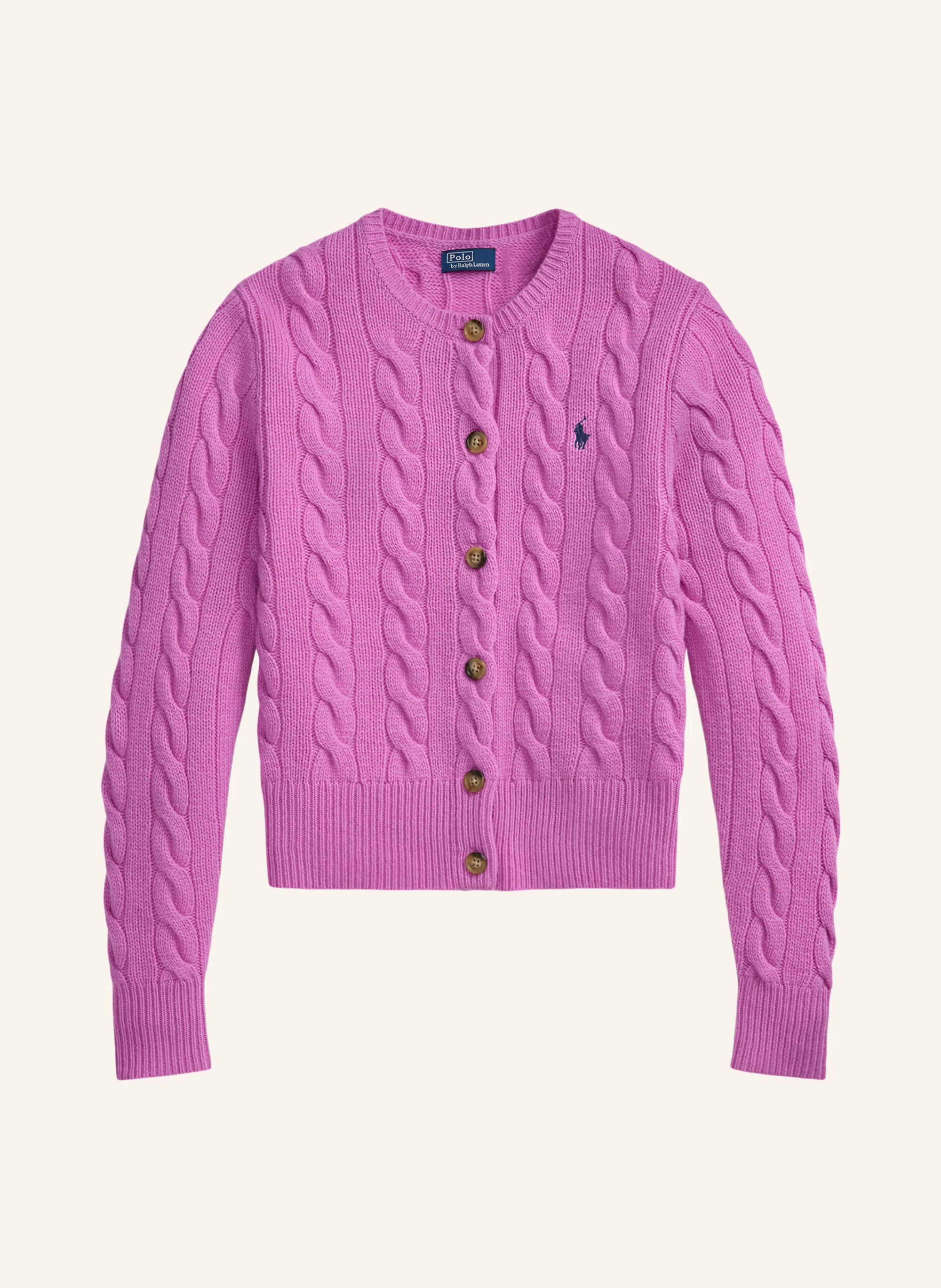 POLO RALPH LAUREN Strickjacke – FUCHSIA (2)