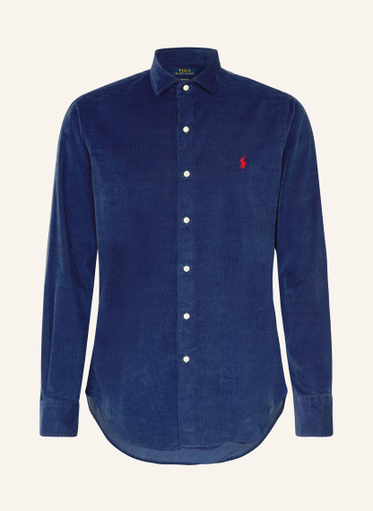 POLO RALPH LAUREN Cordhemd Custom Fit – BLAU