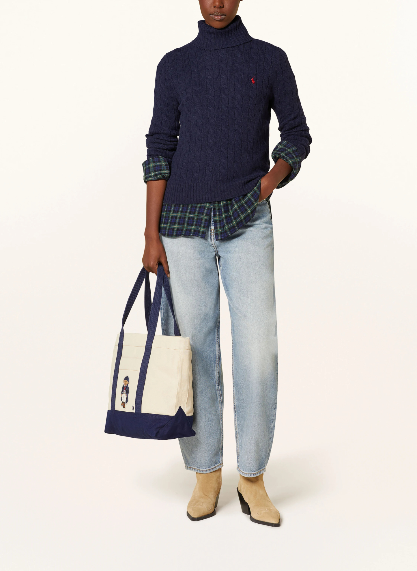 POLO RALPH LAUREN Rollkragenpullover – DUNKELBLAU