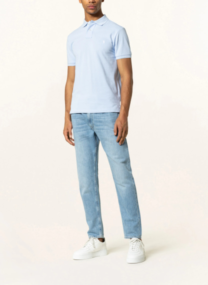 POLO RALPH LAUREN Piqué-Poloshirt Slim Fit – HELLBLAU