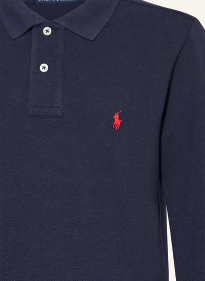 POLO RALPH LAUREN Piqué-Poloshirt – DUNKELBLAU