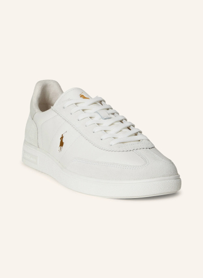 POLO RALPH LAUREN Sneaker – WEISS / GOLD / HELLGRAU