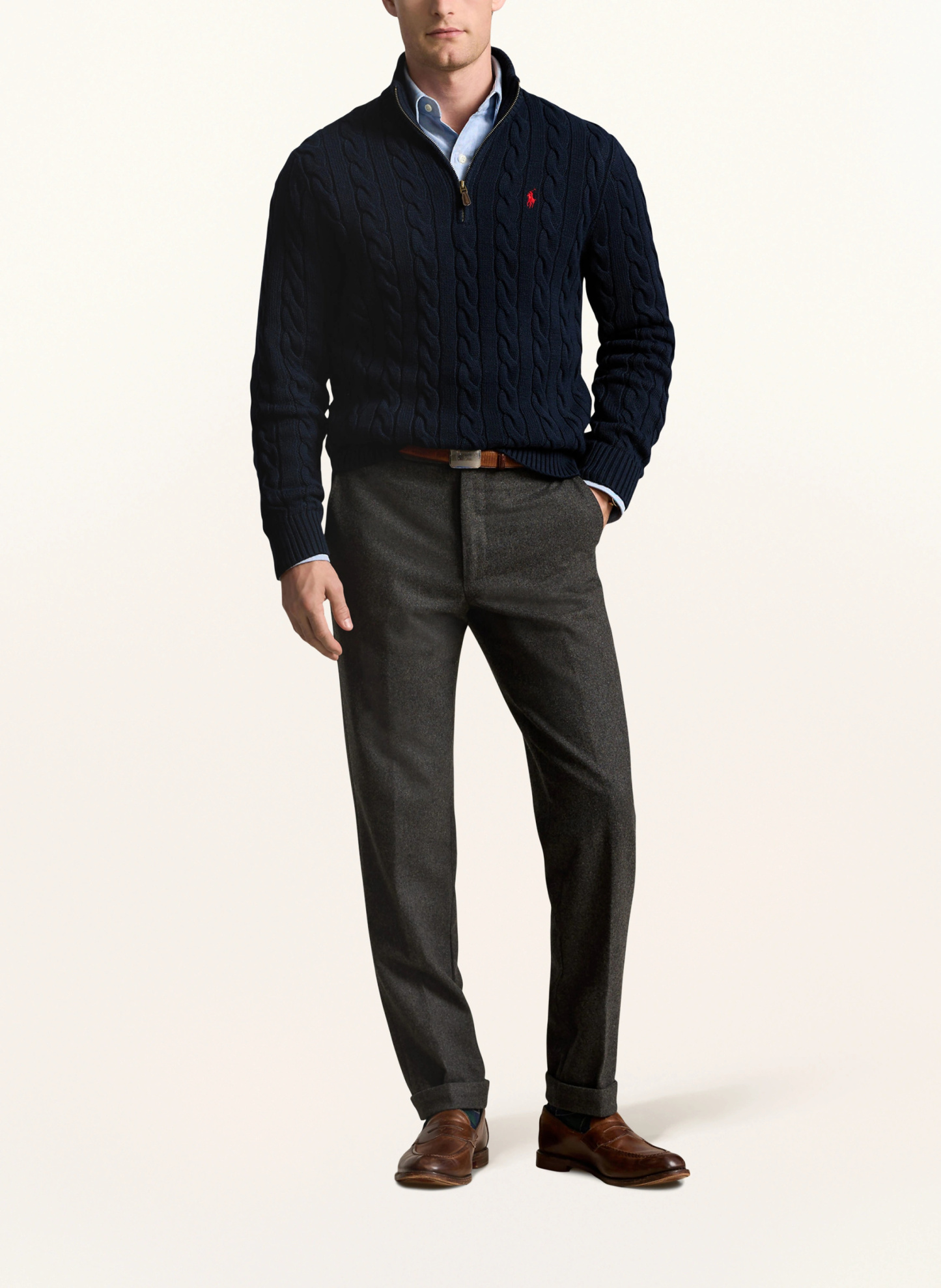 POLO RALPH LAUREN Troyer – DUNKELBLAU