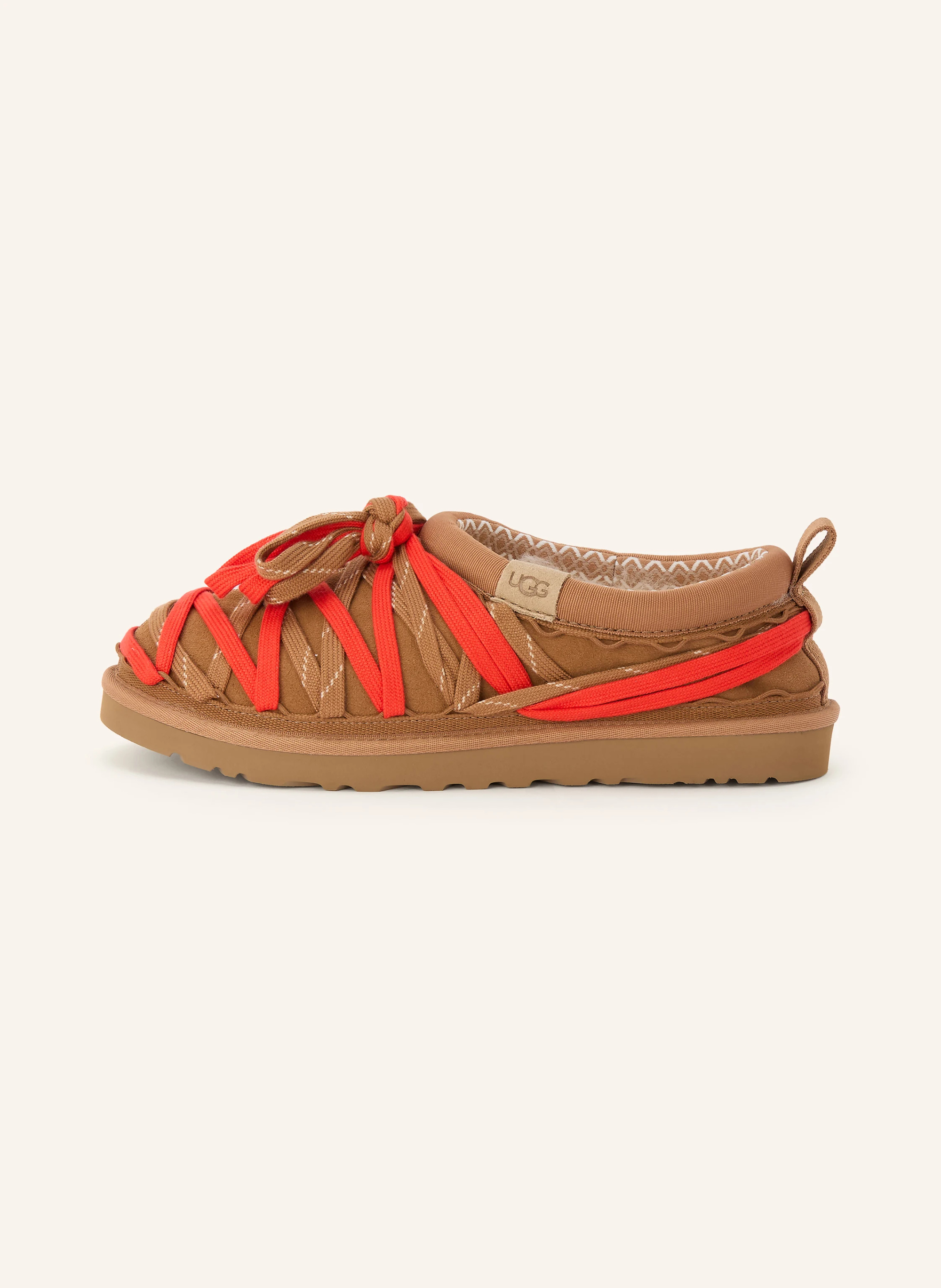 UGG Slipper TASMAN LACE – BRAUN / ROT