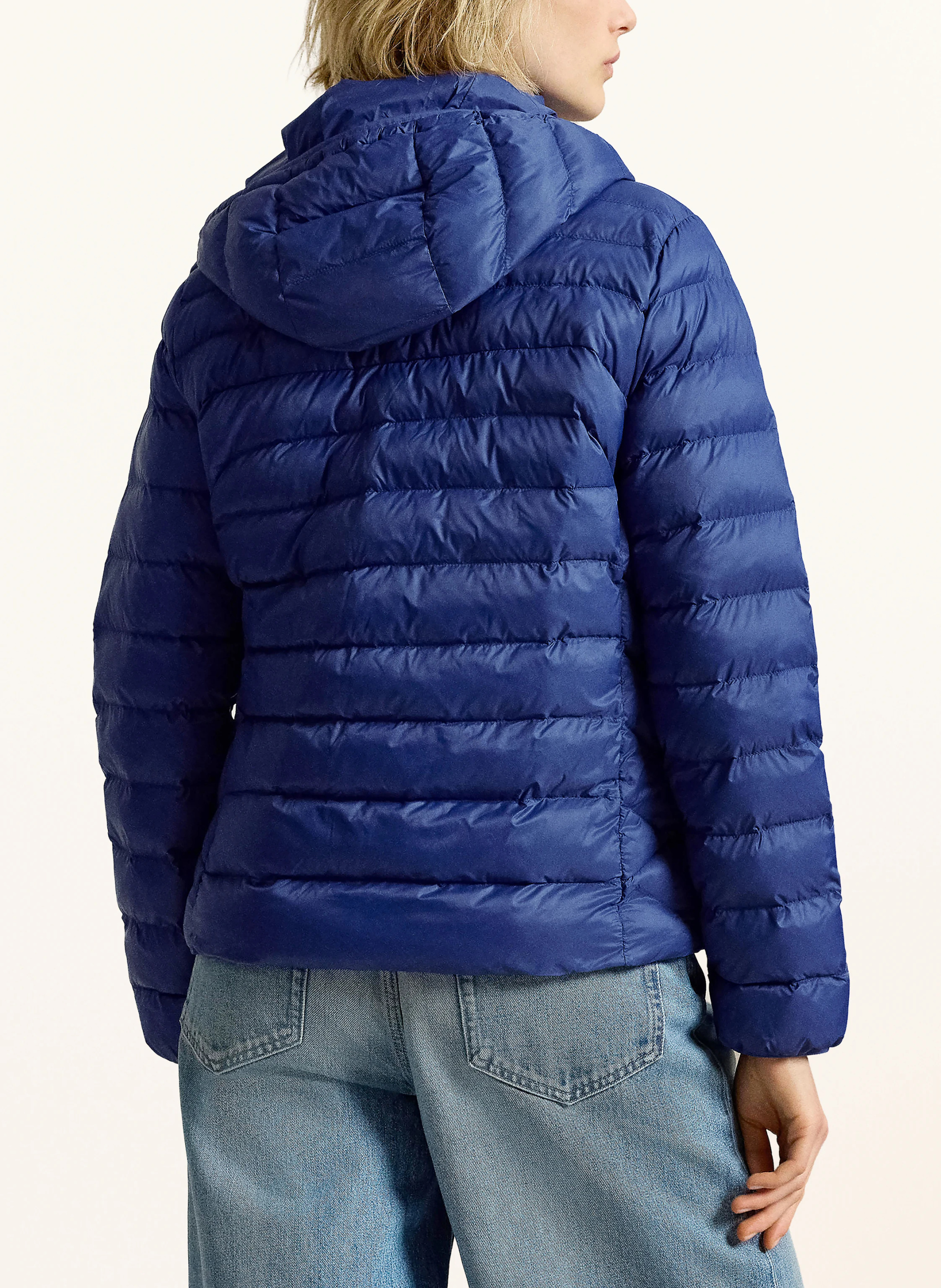 POLO RALPH LAUREN Steppjacke mit abnehmbarer Kapuze – BLAU