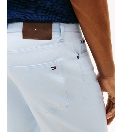 Tommy Hilfiger Men's Denton Straight-Fit Five-Pocket Stretch Twill Pants - Breezy Blue