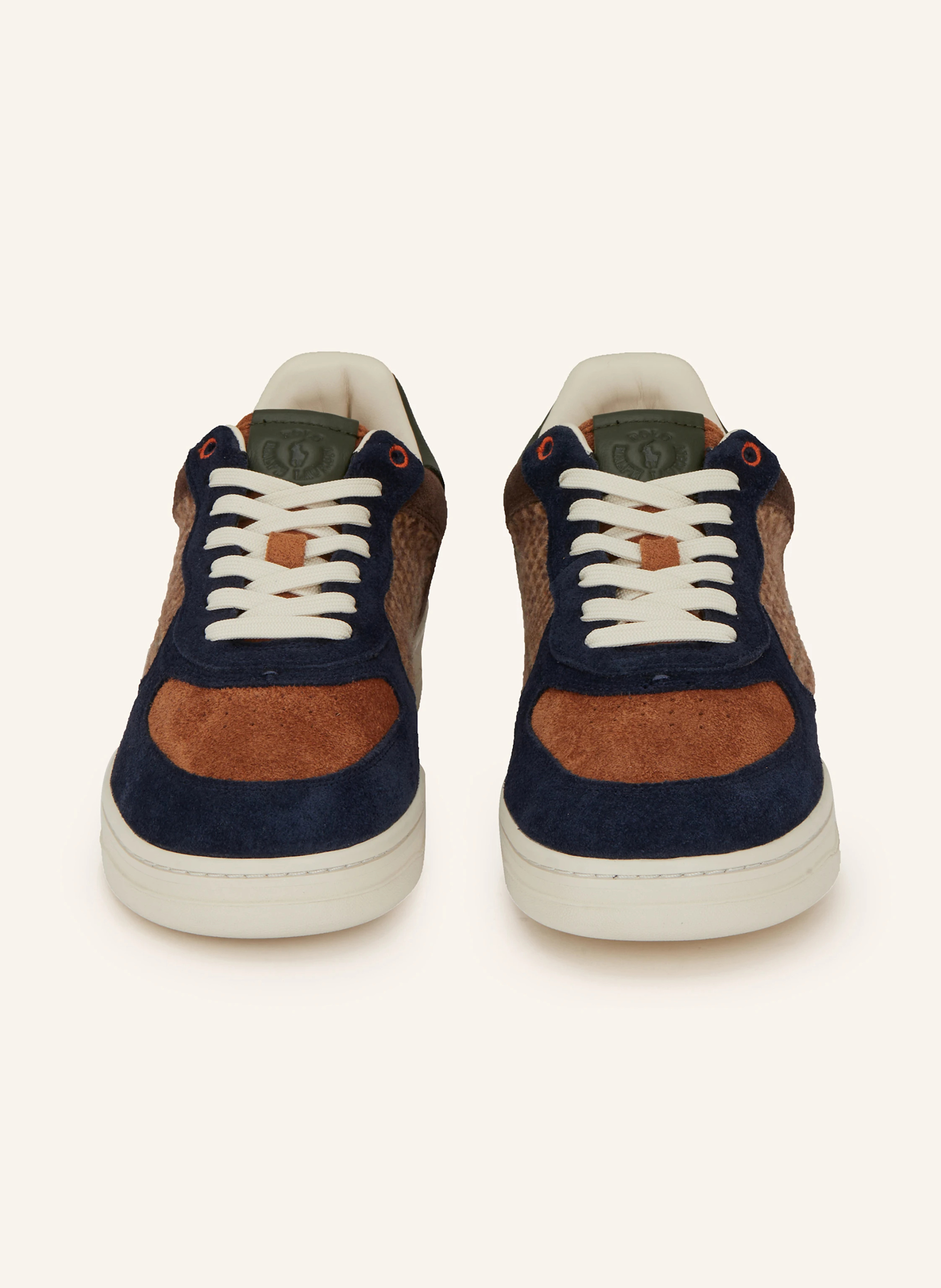 POLO RALPH LAUREN Sneaker MASTERS – DUNKELBLAU / BRAUN / KHAKI