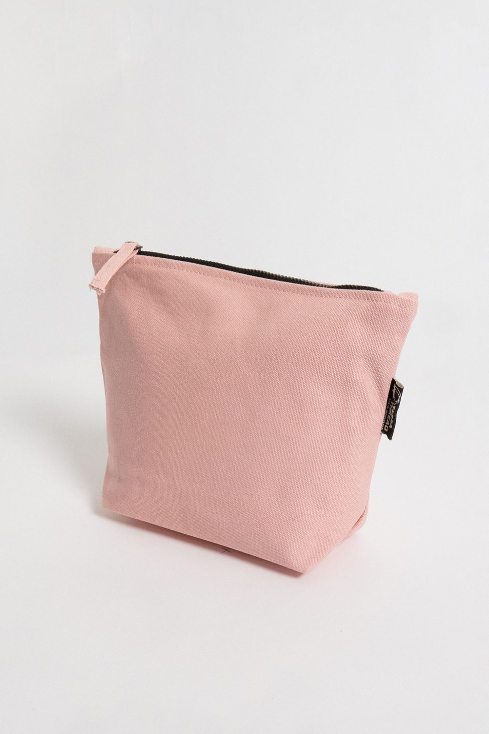 Terra Thread Organic Cotton Canvas Zippered Pouch - Rose