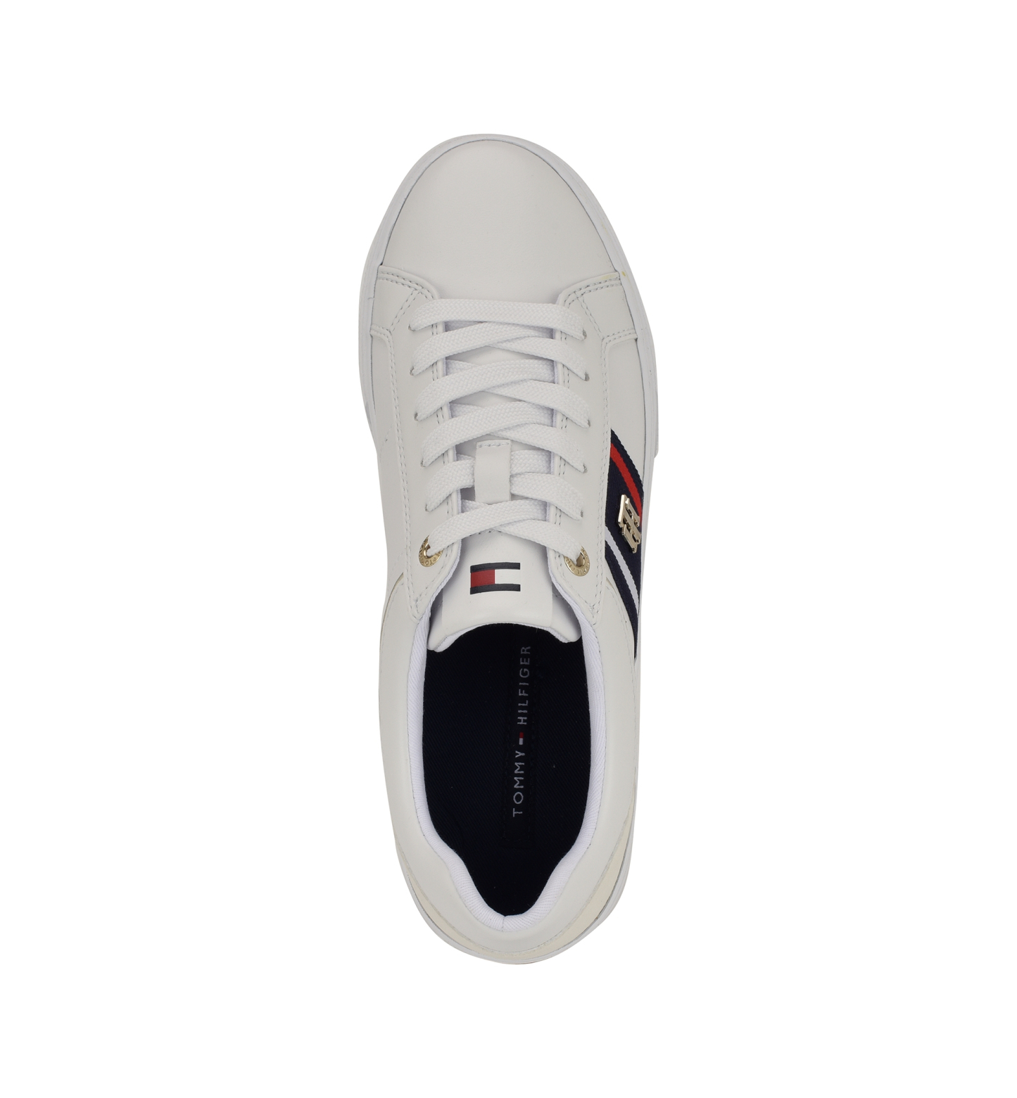 Tommy Hilfiger Women's Badria Logo Platform Sneakers - White
