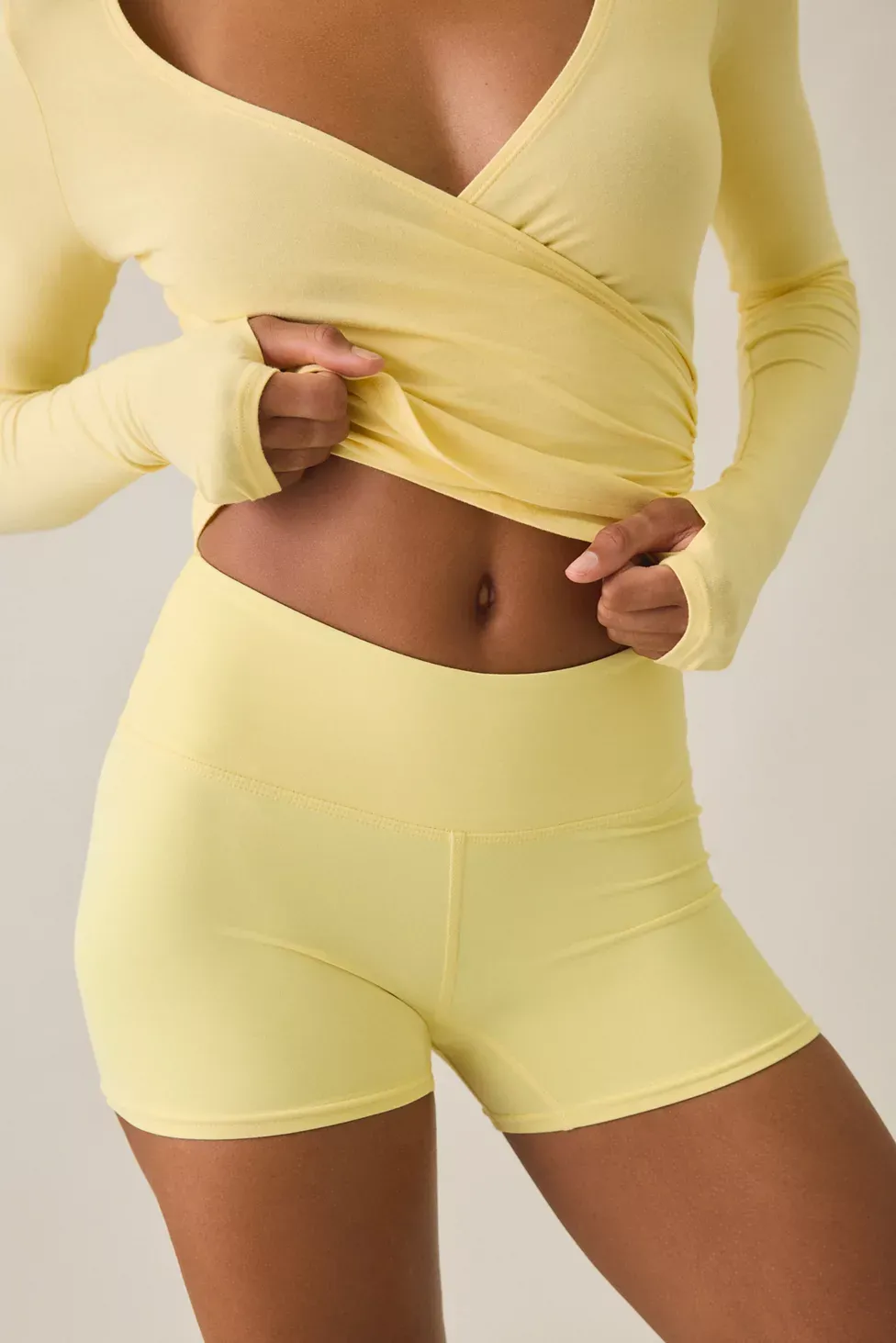 Out From Under Saturday Sculpt Bike Shorts - Yellowcake