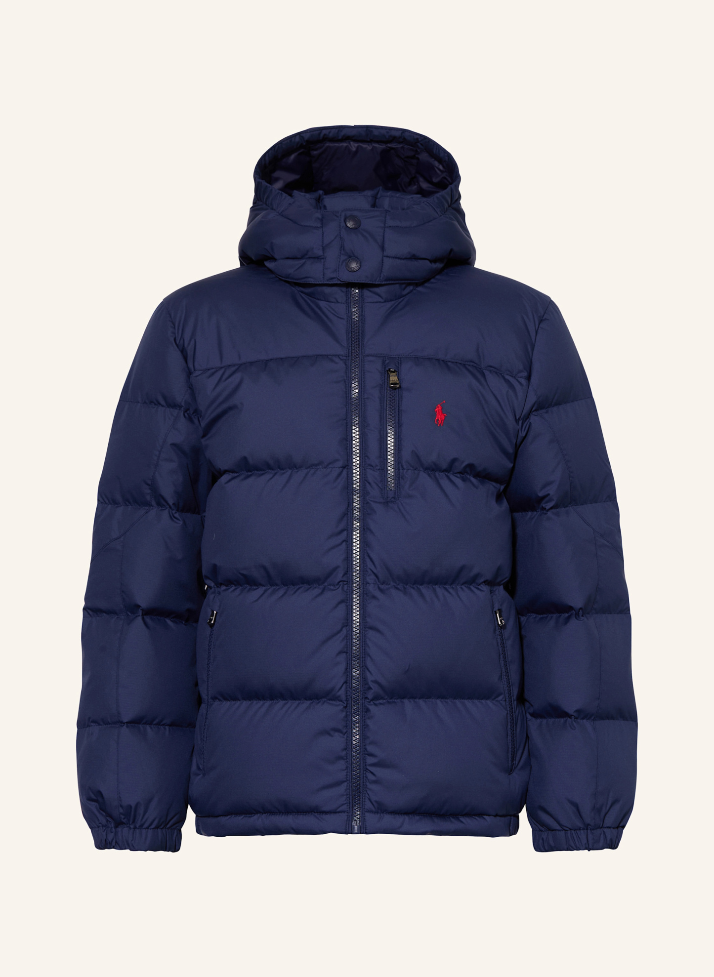 POLO RALPH LAUREN Daunenjacke mit abnehmbarer Kapuze – DUNKELBLAU