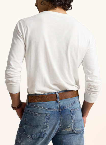 POLO RALPH LAUREN Henley-Shirt – WEISS
