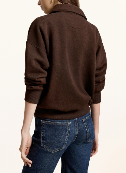POLO RALPH LAUREN Sweat-Troyer – DUNKELBRAUN (1)