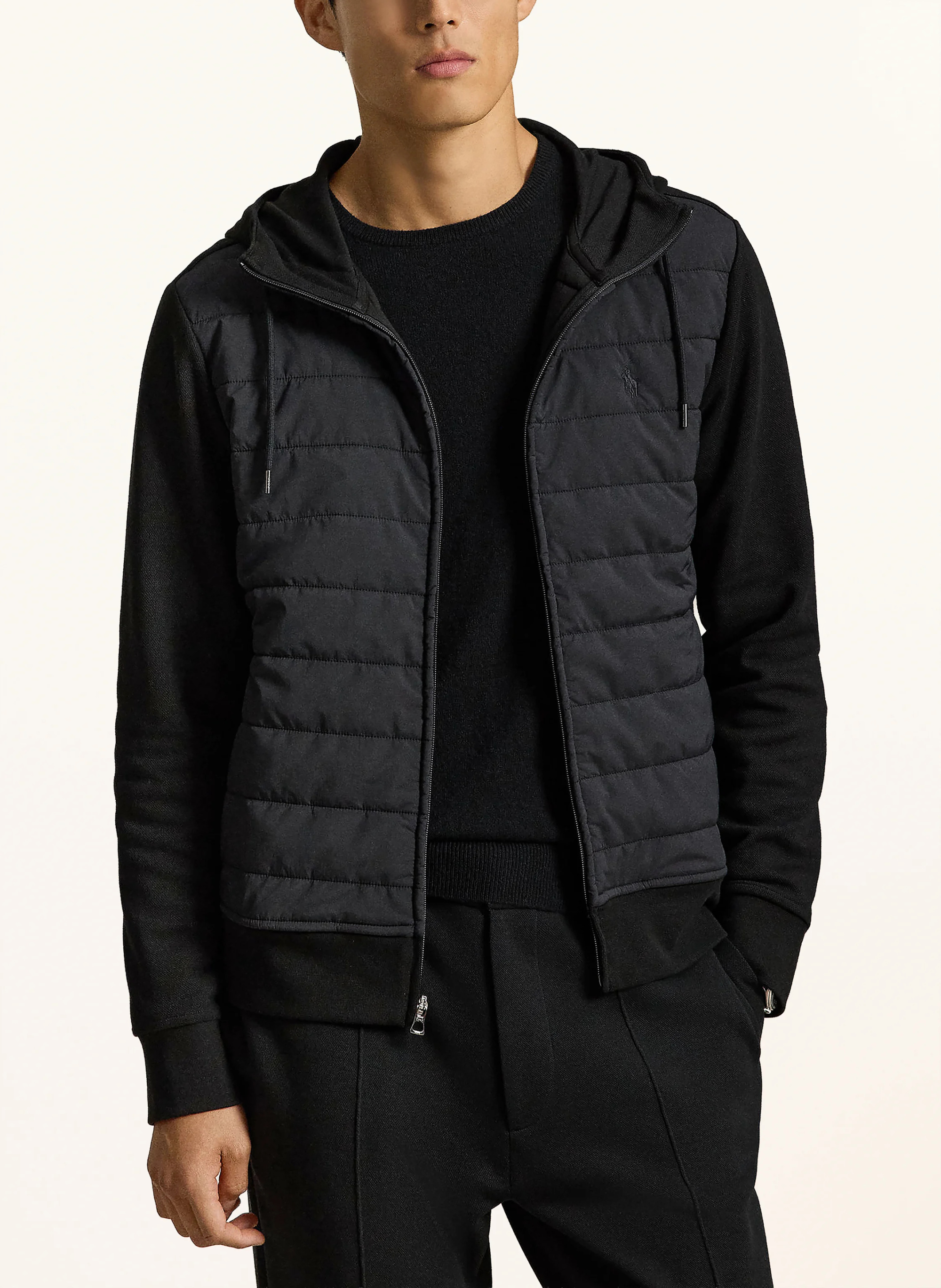 POLO RALPH LAUREN Jacke im Materialmix – SCHWARZ