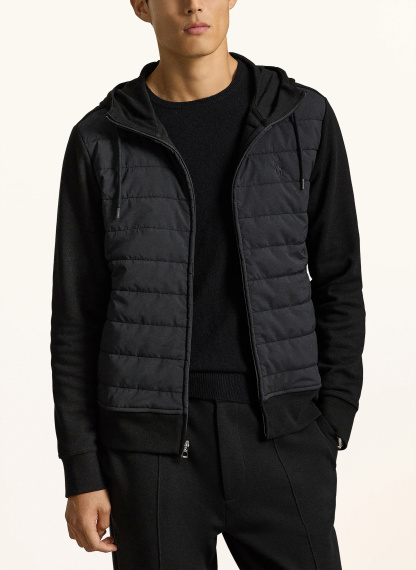 POLO RALPH LAUREN Jacke im Materialmix – SCHWARZ