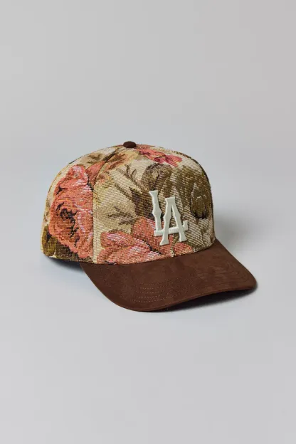 American Needle LA Jacquard Snapback Hat - Brown