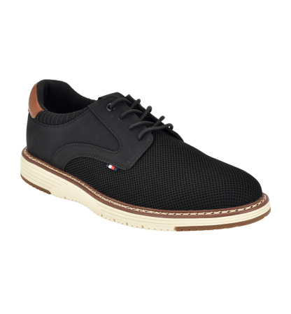 Tommy Hilfiger Men's Helky Dress Casual Lace-Up Oxford Shoes - Black