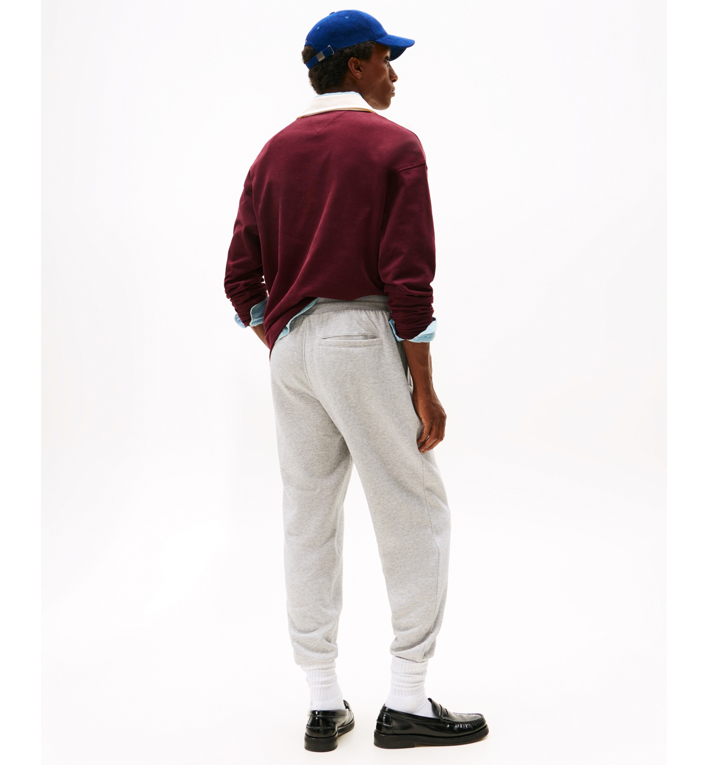 Tommy Hilfiger Men's Flag Logo Sweatpants - Light Grey Heather
