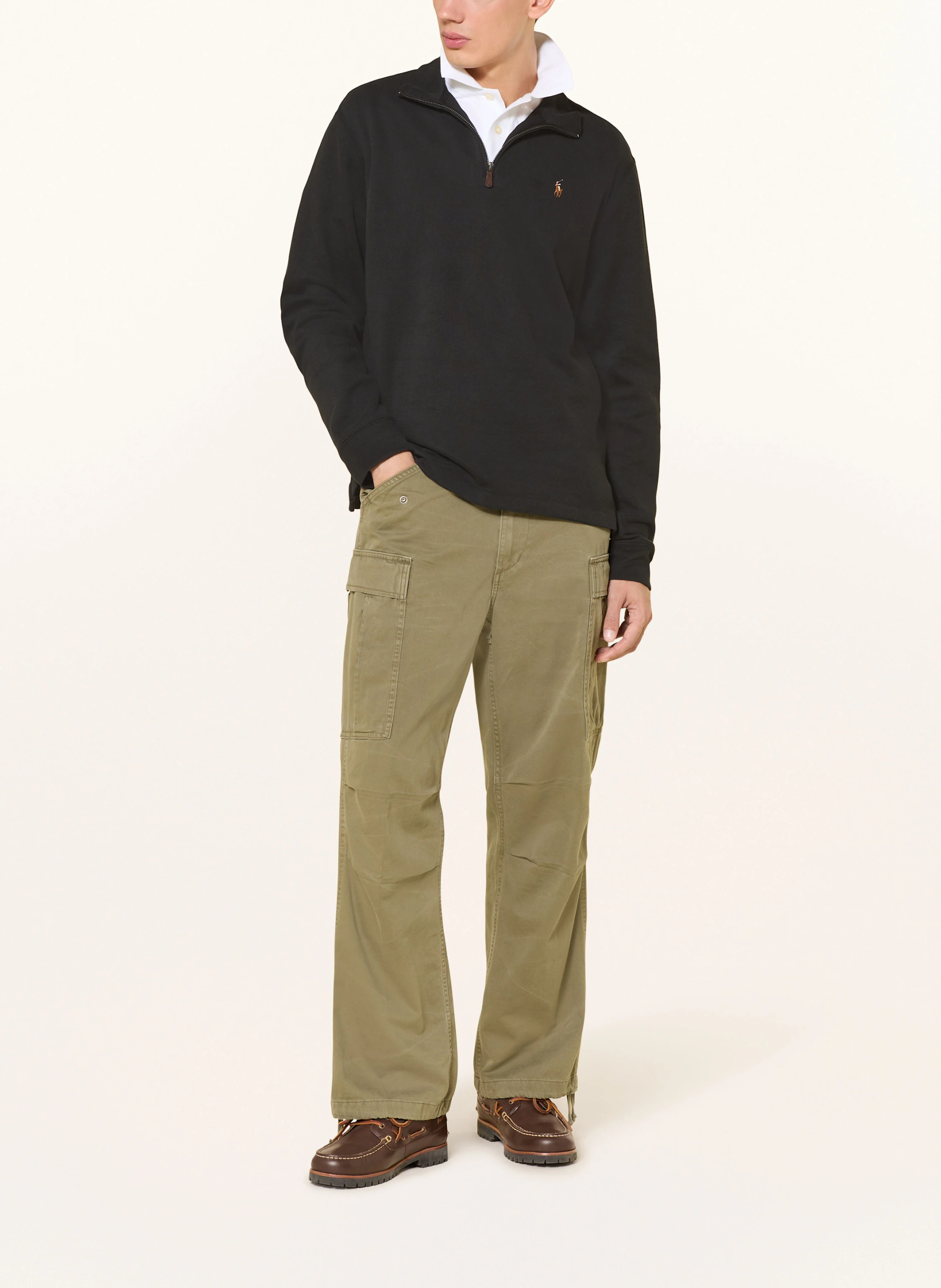 POLO RALPH LAUREN Sweat-Troyer – SCHWARZ