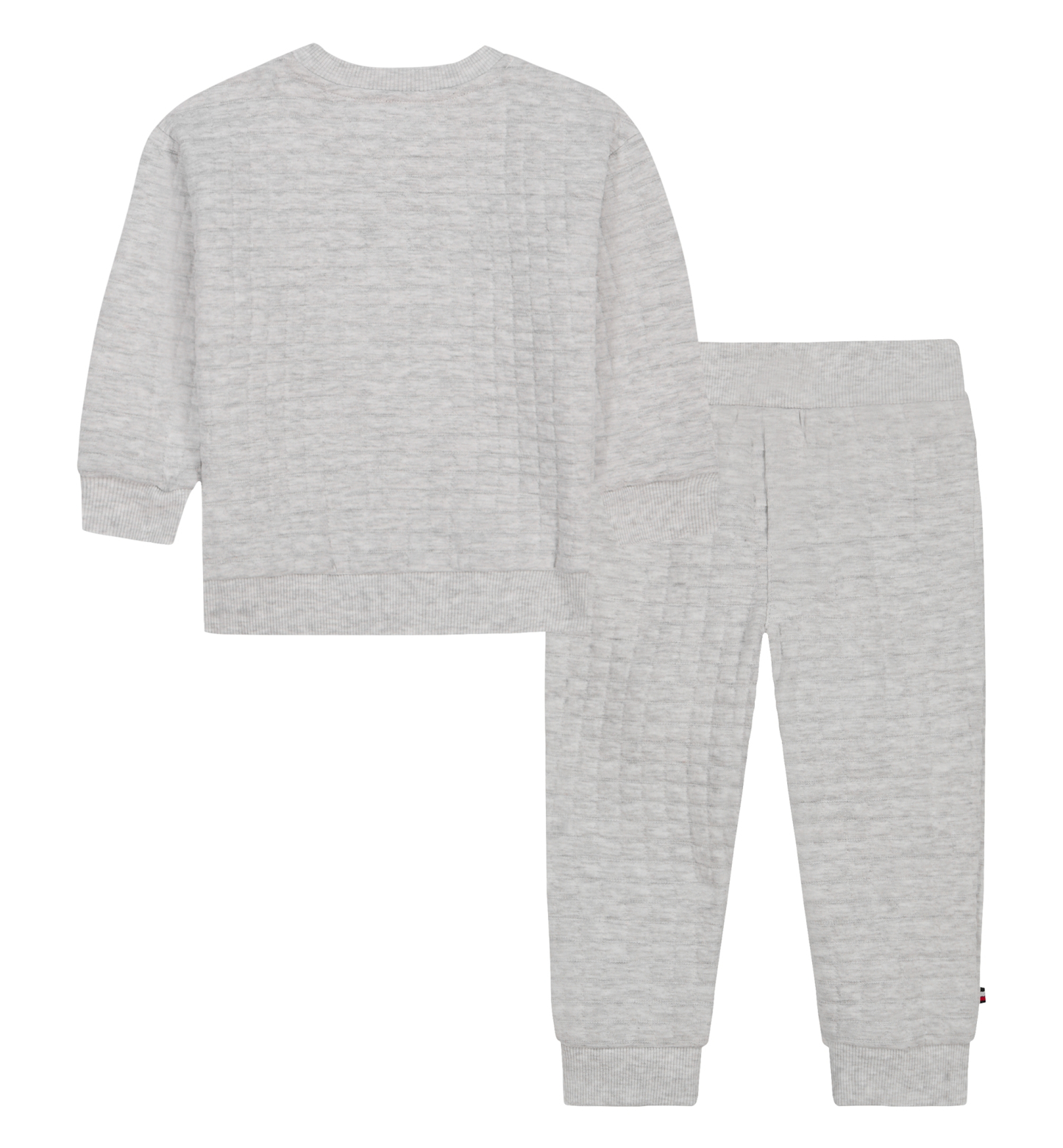 Tommy Hilfiger Baby Boys' Long-Sleeve Crewneck and Joggers, 2-Piece Set - Gray