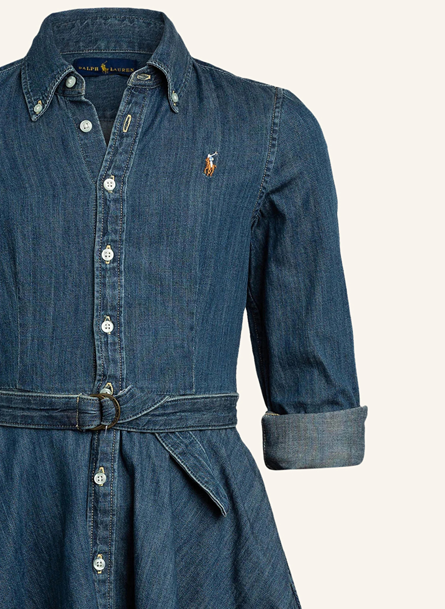 POLO RALPH LAUREN Jeanskleid – DUNKELBLAU