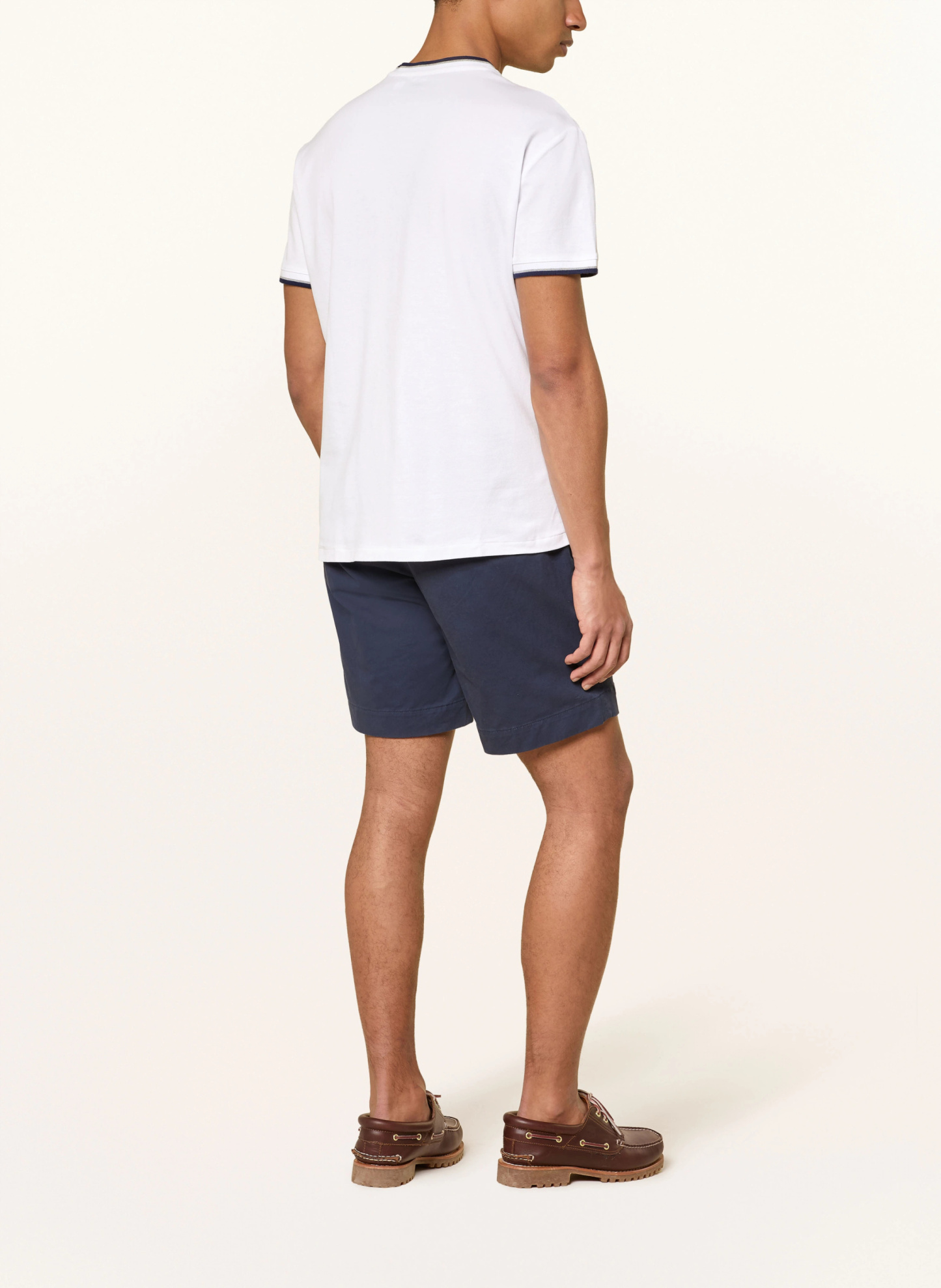 POLO RALPH LAUREN T-Shirt – WEISS / GRAU / DUNKELBLAU