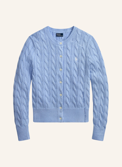 POLO RALPH LAUREN Strickjacke – HELLBLAU
