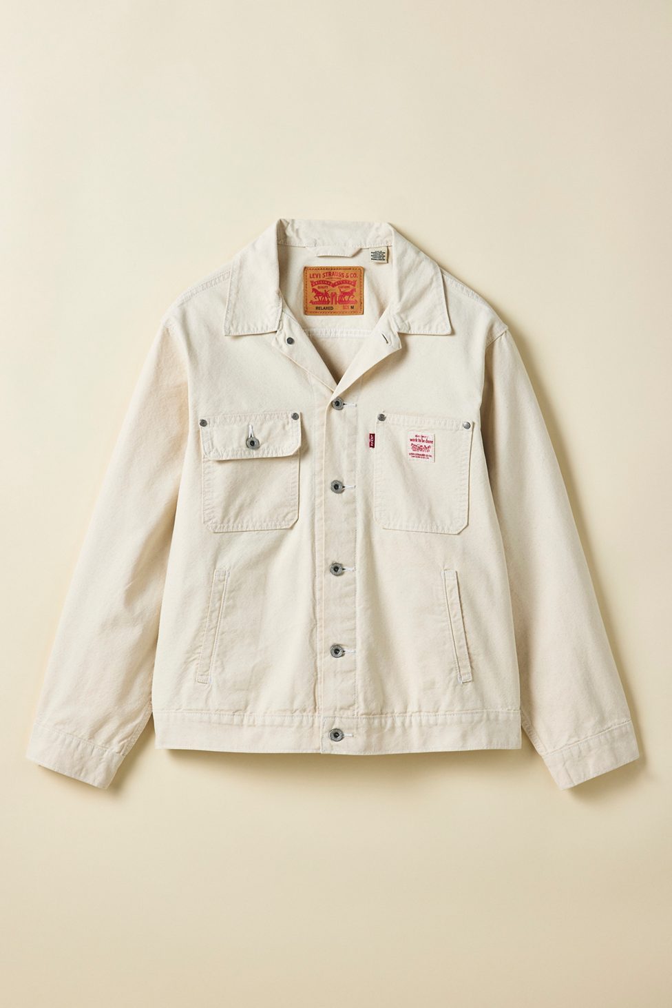 Levi’s® Sunrise Trucker Jacket - Undyed Ecru Greige