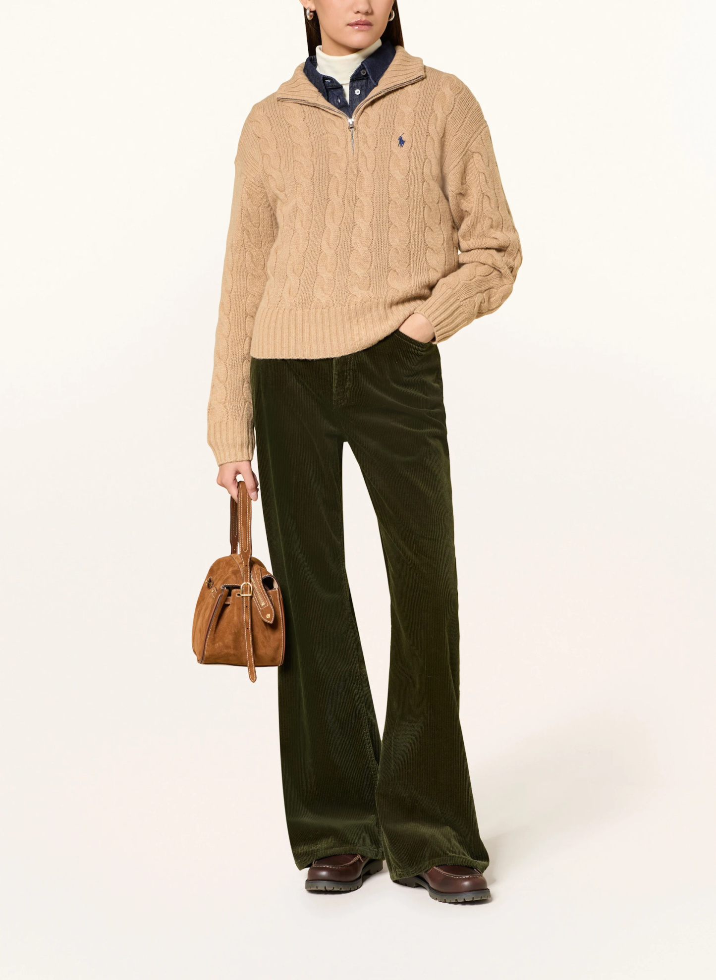 POLO RALPH LAUREN Pullover – CAMEL