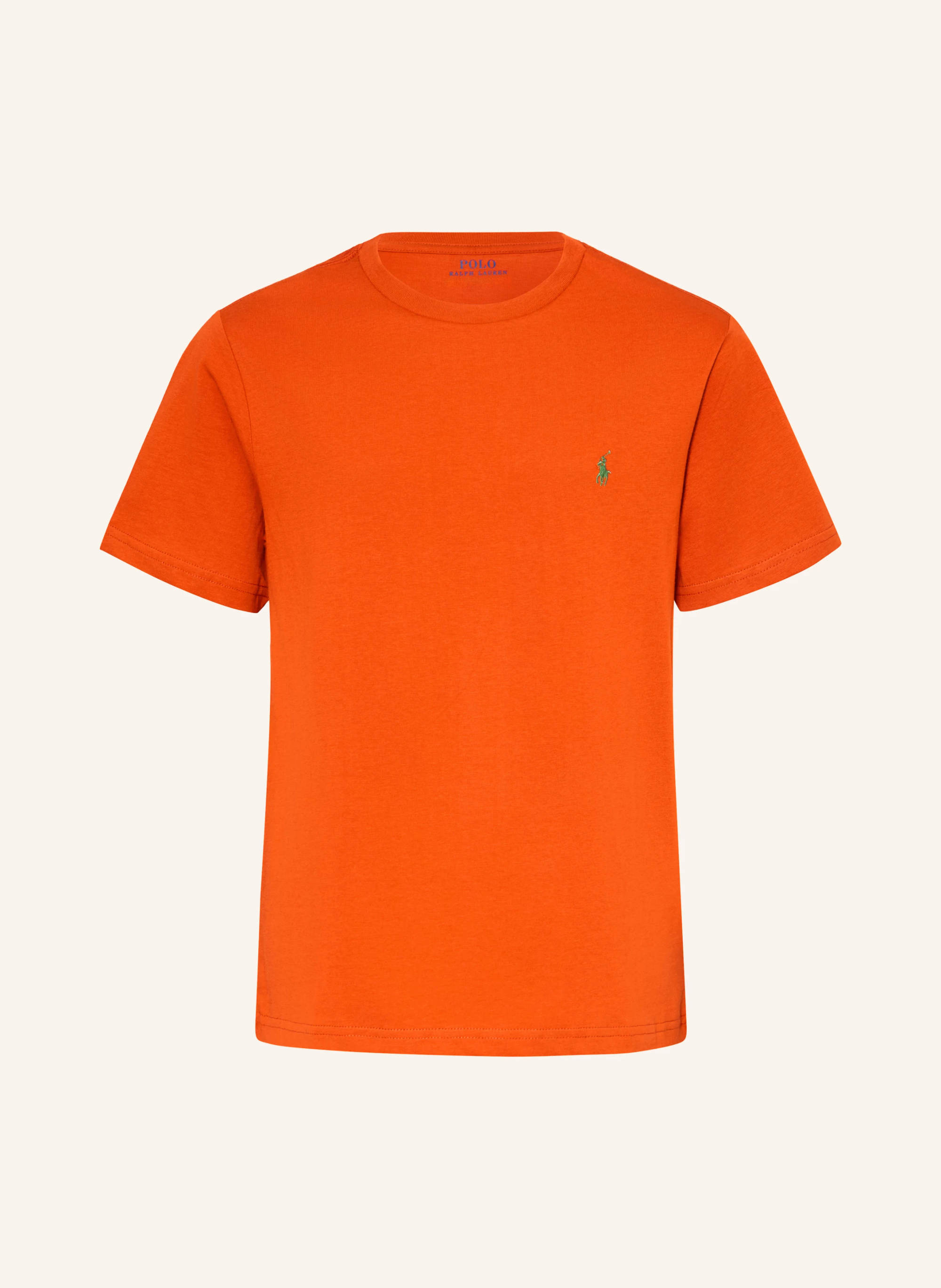 POLO RALPH LAUREN T-Shirt – DUNKELORANGE / GRÜN