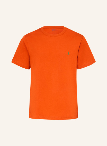 POLO RALPH LAUREN T-Shirt – DUNKELORANGE / GRÜN