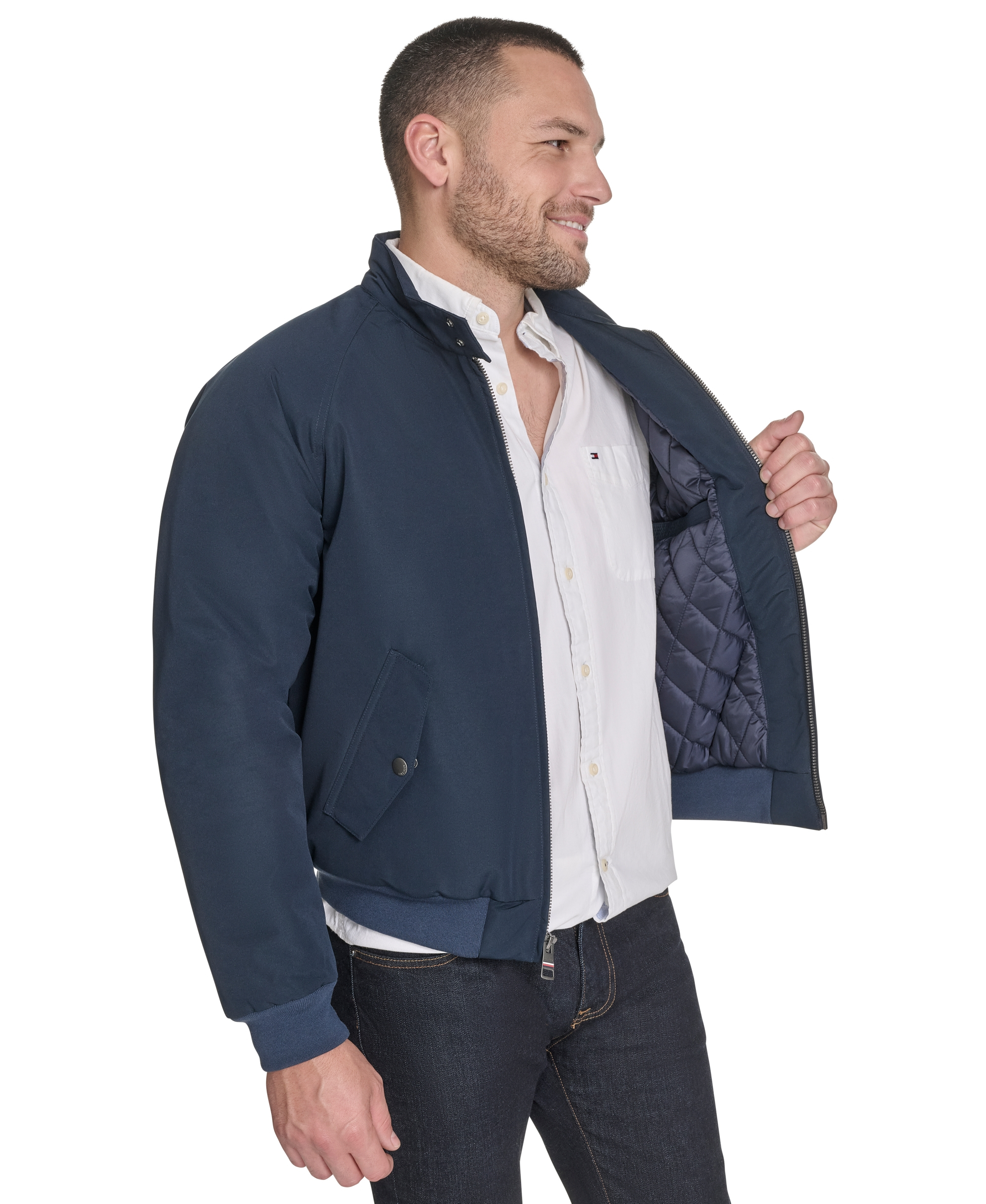 Tommy Hilfiger Men's New Modern Bomber - Navy