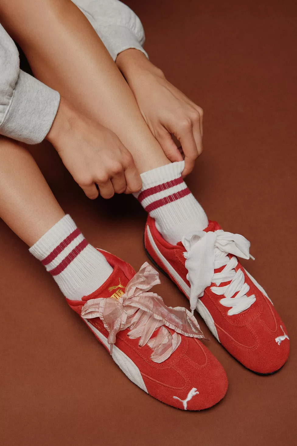 Puma Women's Speedcat OG Sneakers - For All Time Red-Puma White