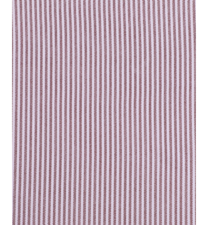 Tommy Hilfiger Printed 200-Thread Count Cotton Percale Sheet Set - Ithaca Stripe Dark Red