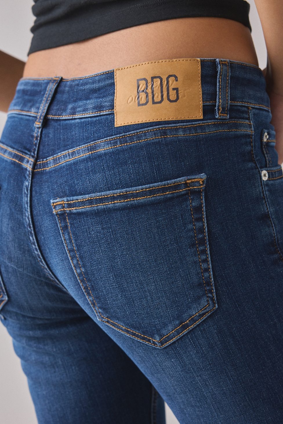 BDG Skylar Low-Rise Skinny Jeans - Tinted Denim