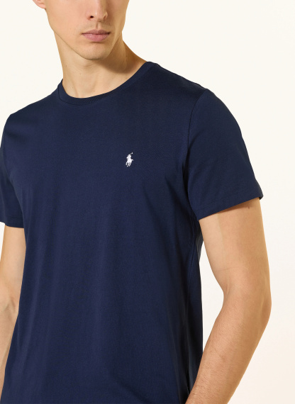POLO RALPH LAUREN Lounge-Shirt – DUNKELBLAU / WEISS