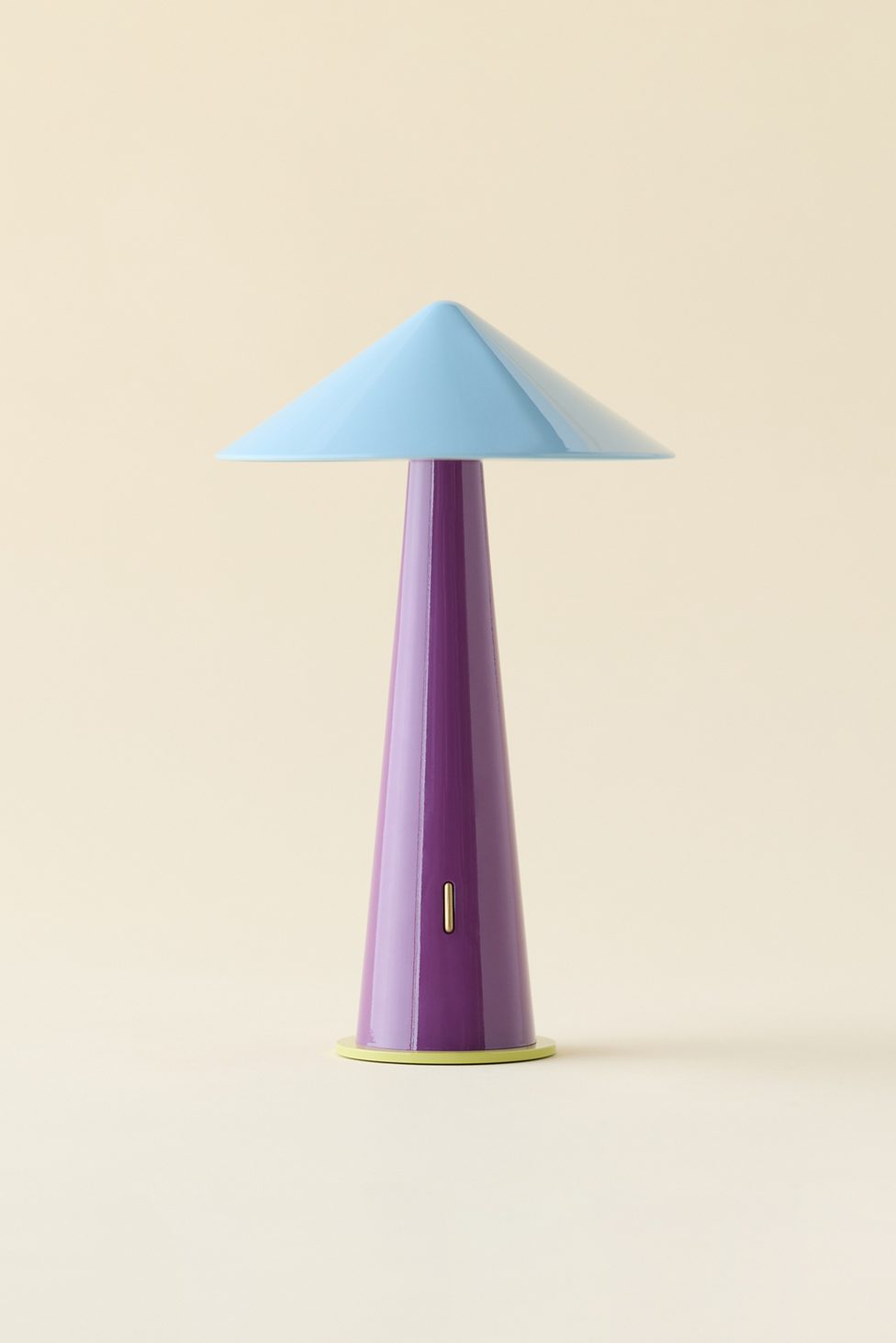 Tipsy Ombré Portable LED Table Lamp - Gray Blue/Dear Plum
