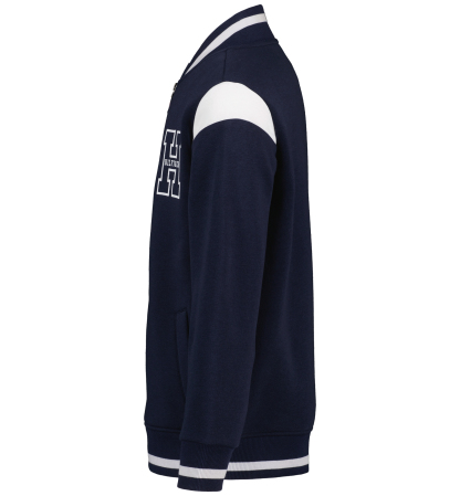 Tommy Hilfiger Boys' 2T-7 Collegiate Varsity Zip-Front Jacket - Navy Blazer