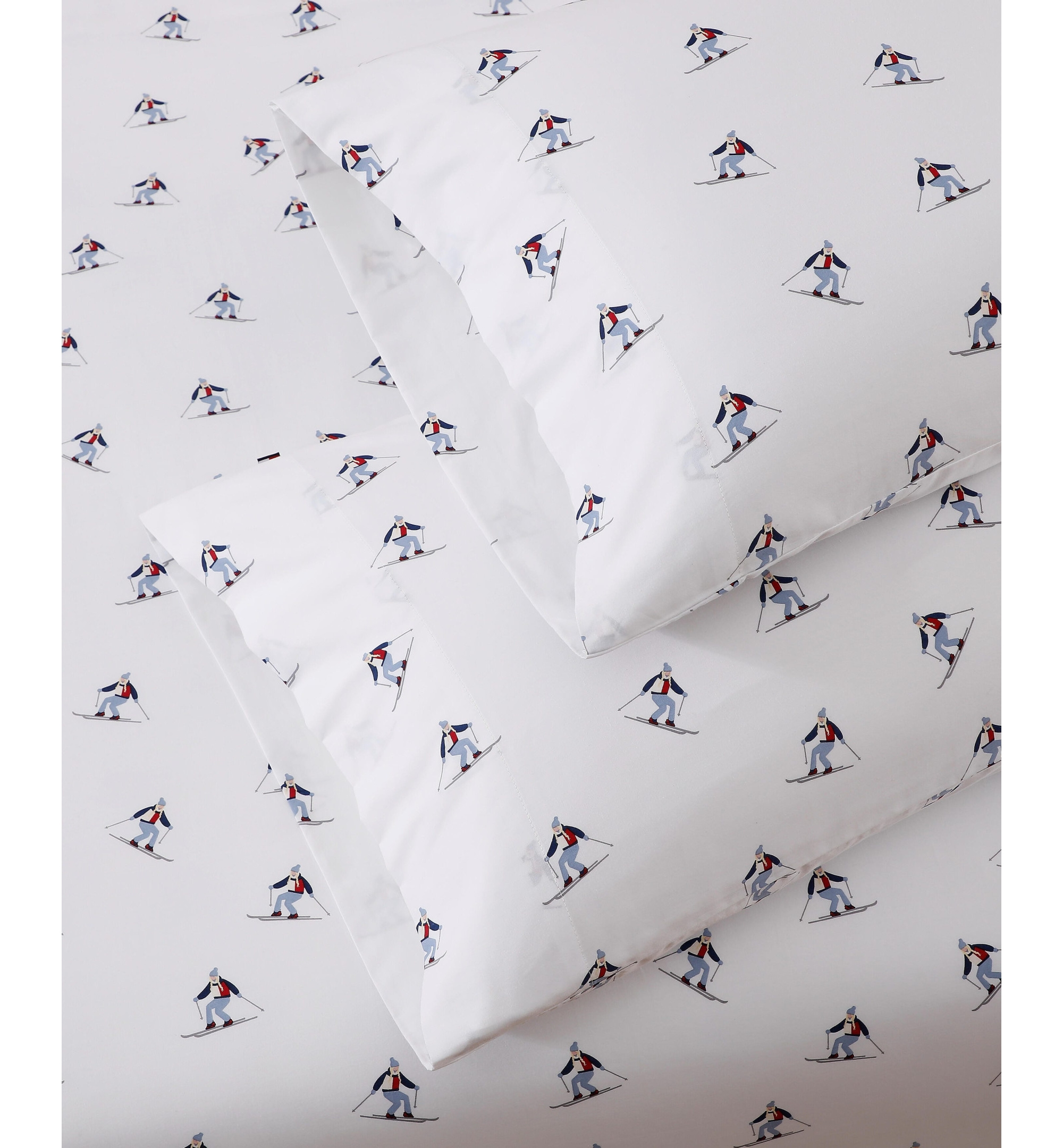 Tommy Hilfiger Printed 200-Thread Count Cotton Percale Sheet Set - Aspen Ski Slopes