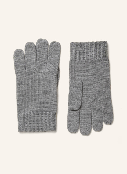 POLO RALPH LAUREN Handschuhe aus Merinowolle – GRAU