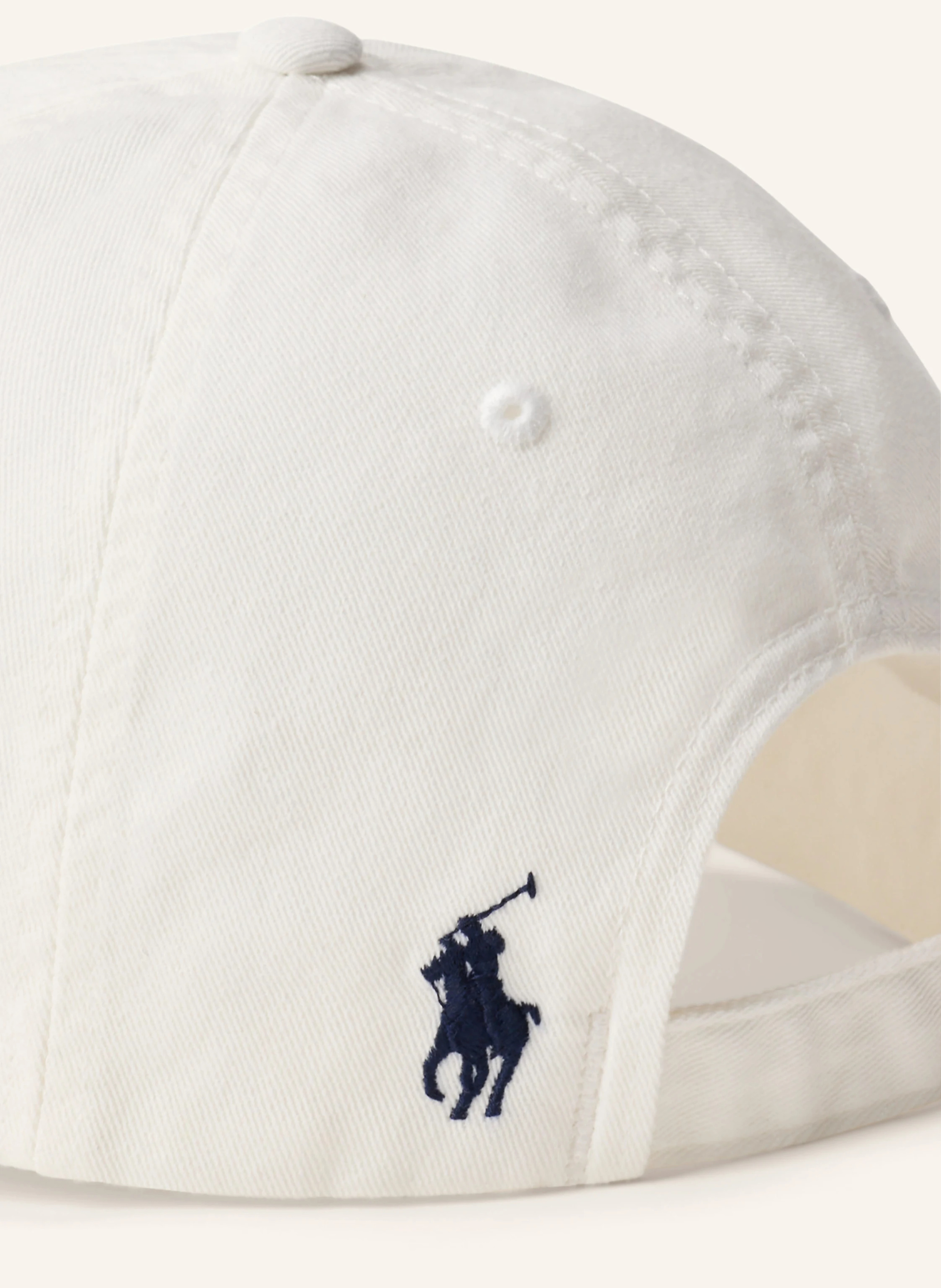 POLO RALPH LAUREN Cap – WEISS / SCHWARZ