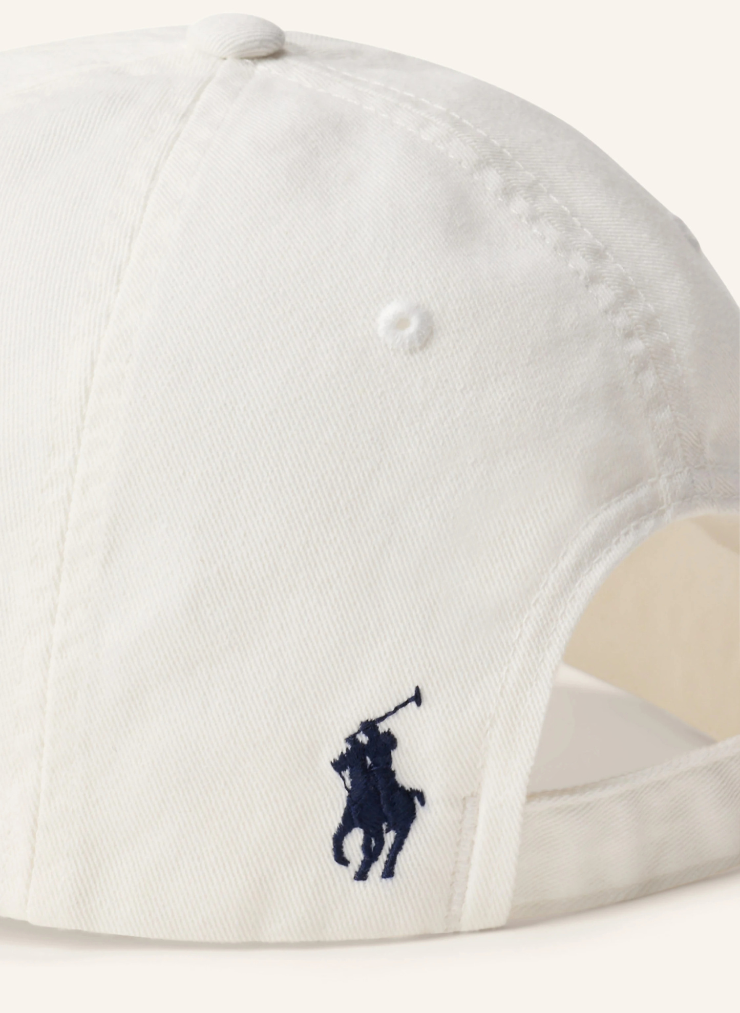 POLO RALPH LAUREN Cap – WEISS / SCHWARZ