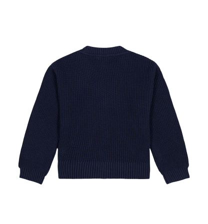 Tommy Hilfiger Girls' 7-16 Shaker Rib Cardigan Sweater - Natural