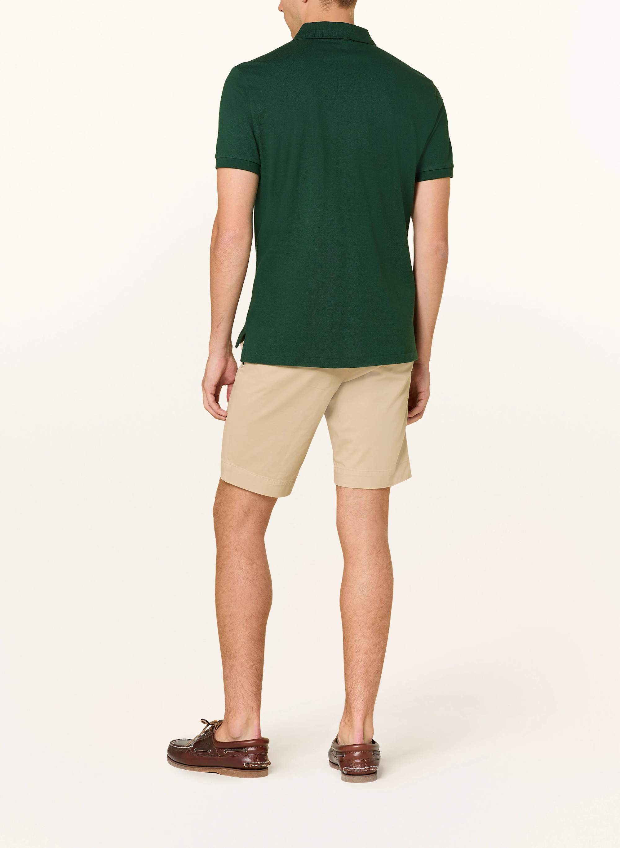 POLO RALPH LAUREN Piqué-Poloshirt Custom Slim Fit – DUNKELGRÜN