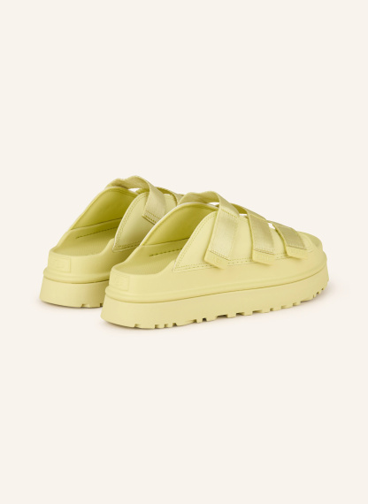 UGG Plateau-Pantoletten GOLDENGLOW – HELLGELB