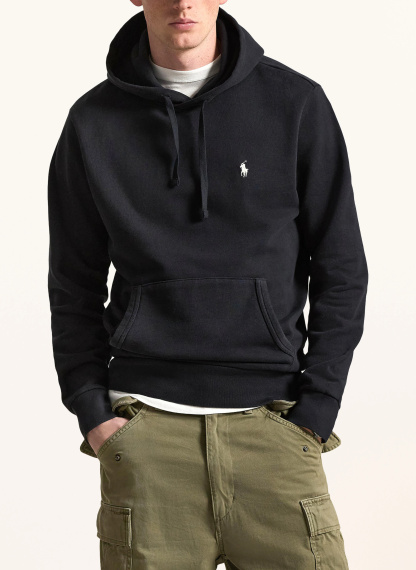 POLO RALPH LAUREN Hoodie – SCHWARZ / CREME
