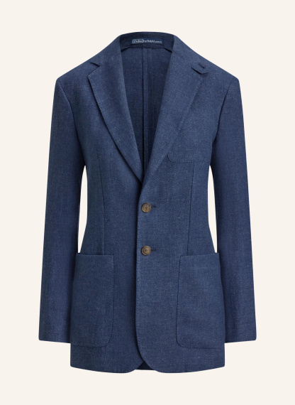 POLO RALPH LAUREN Jeansblazer mit Leinen – BLAU