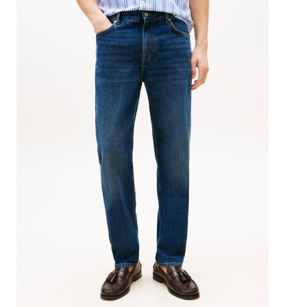 Tommy Hilfiger Men's Denton Straight-Fit Jeans - Dark Indigo
