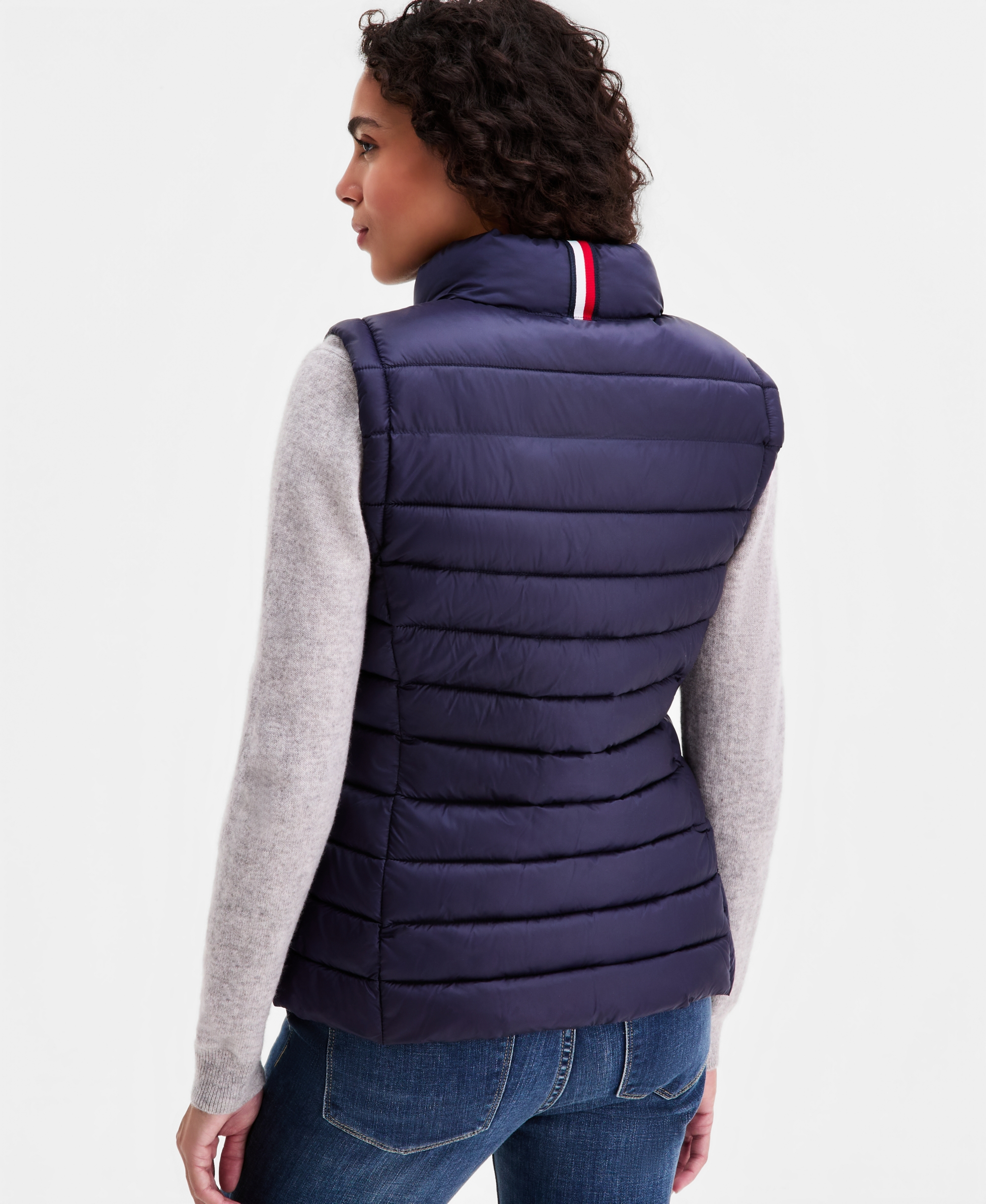 Tommy Hilfiger Women's Zip-Front Puffer Vest - Navy